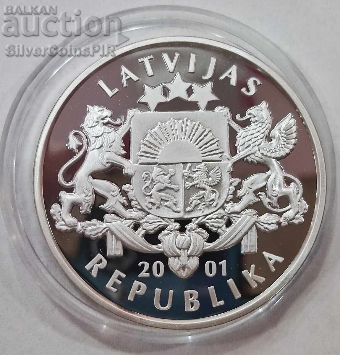 Δημοπρασία Ασήμι 1 Λατ Ολυμπιάδα 2001 Λετονία Δημοπρασία Ασήμι 1 Λατ Ολυμπιάδα 2001 Λετονία