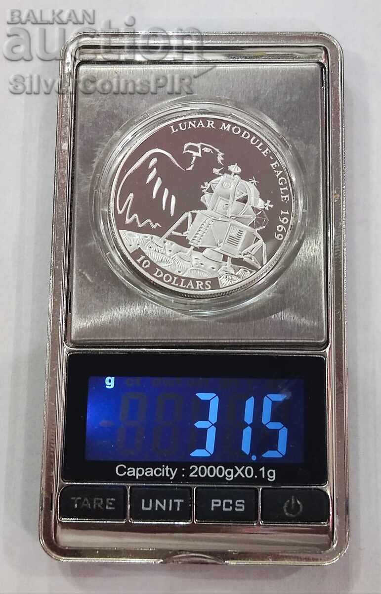 Ασημένιο 10$ Lunar Module Eagle 1994 Φίτζι - 5 Ασημένιο 10$ Lunar Module Eagle 1994 Φίτζι - 5