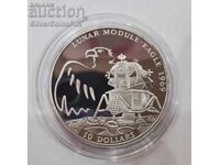 Silver 10$ Lunar Module Eagle 1994 Fiji