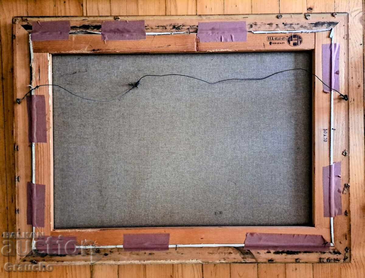 Delivery of Large oil painting by a famous Bulgarian artist (1931-2014) Delivery of Large oil painting by a famous Bulgarian artist (1931-2014)