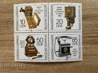 GDR - Historical Telephones (1989) MNH