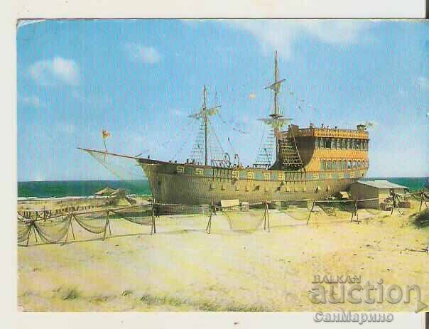 Κάρτα Βουλγαρίας Σάνι Μπιτς Μπαρ "Φρεγάτα" 9**