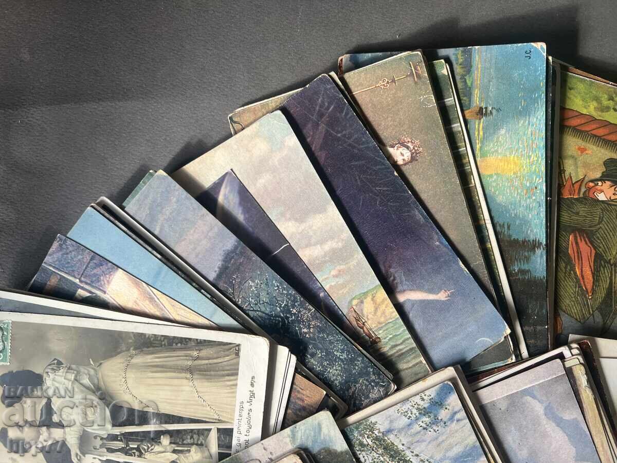100 old postcards with price 17.00 BGN | € 8.69