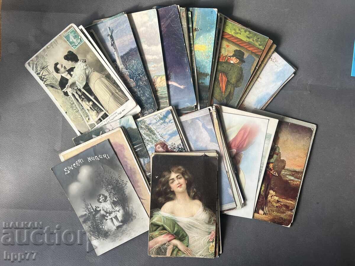 100 old postcards