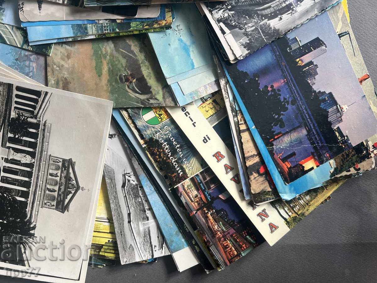 Auction  100 old postcards