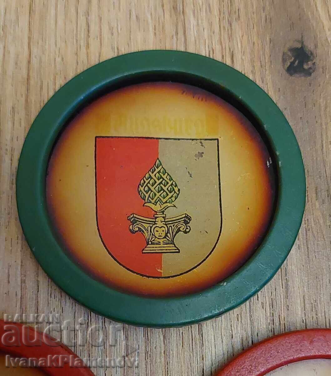 Delivery of Souvenir Crests, 5 pieces for connoisseurs