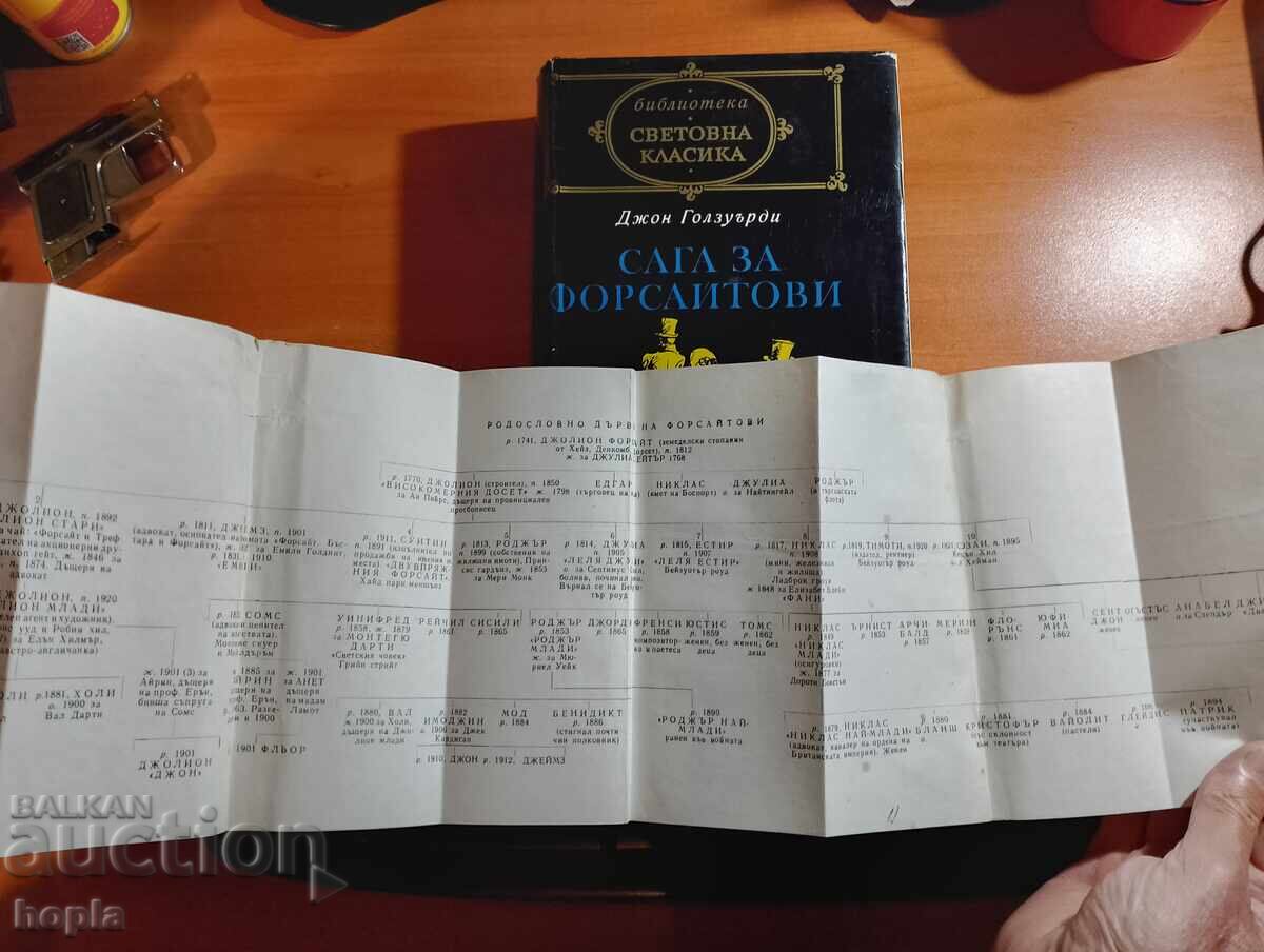 John Golsworthy THE FORSYTHES SAGA with price 0.01 BGN | € 0.01