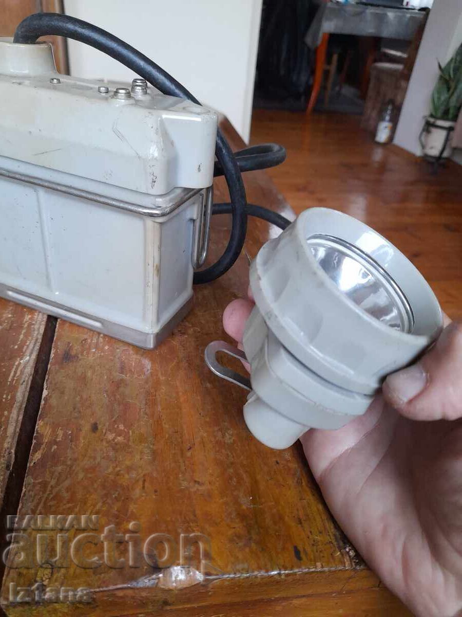 Old miner's lamp, lantern - 5