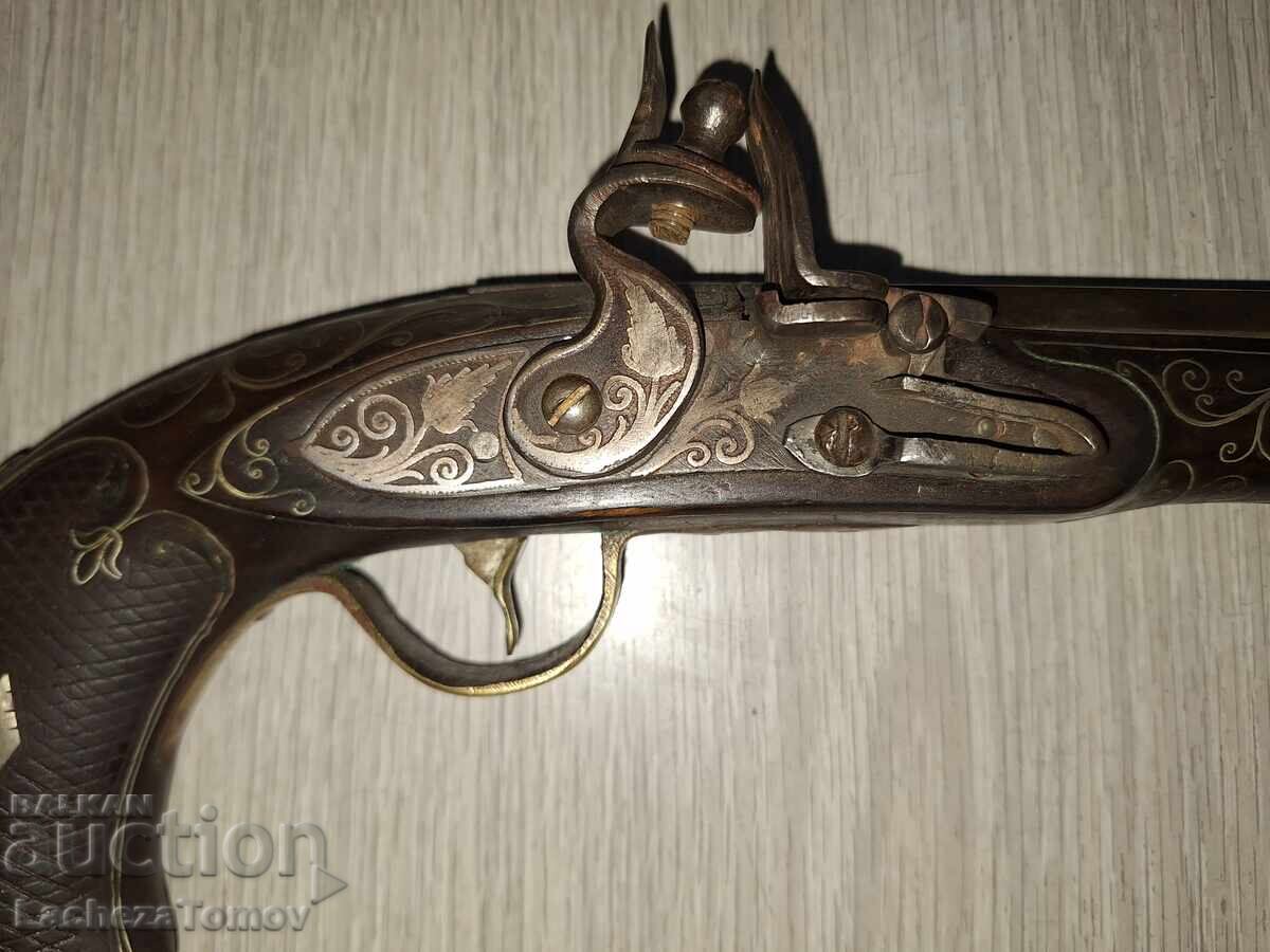 Пищов Белгия 19 капсулен инкрустиран седеф отлично съст. с цена 230.00 лв. | € 117.60 Пищов Белгия 19 капсулен инкрустиран седеф отлично съст. с цена 230.00 лв. | € 117.60