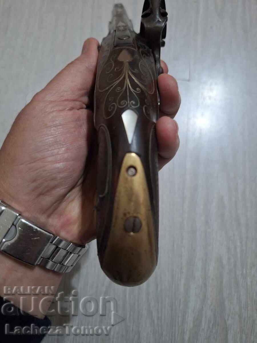 Пищов Белгия 19 капсулен инкрустиран седеф отлично съст. - 6 Пищов Белгия 19 капсулен инкрустиран седеф отлично съст. - 6