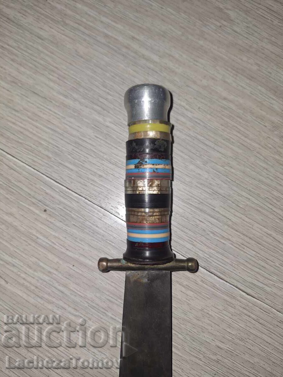 Bulgarian knife, dagger blade, guard, scabbard, excellent condition - 5 Bulgarian knife, dagger blade, guard, scabbard, excellent condition - 5