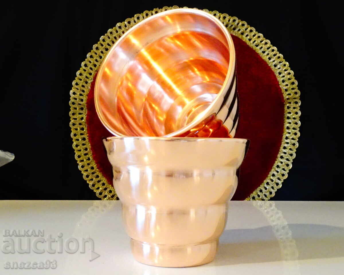 Delivery of Copper wine glass, mug 400 ml., pure red copper