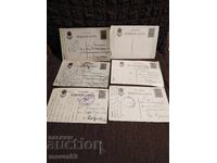 Cărți poștale din 1917. Lot de 6 bucăți