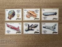 Niue - 200 g. zboruri pilotate (1983) MNH