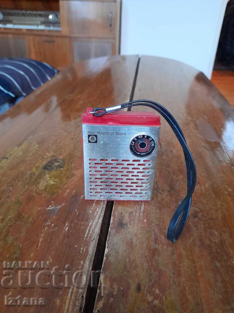 Old radio, radio receiver Master Sound Old radio, radio receiver Master Sound