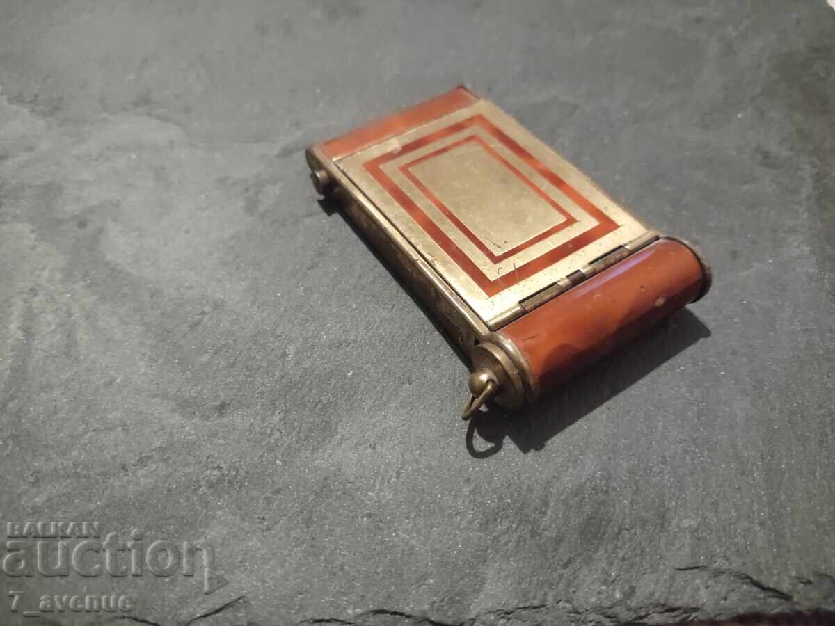 Πολύ παλιά πούδρα με κάψουλα για κραγιόν, καθρέφτης 3.11..25 - 7