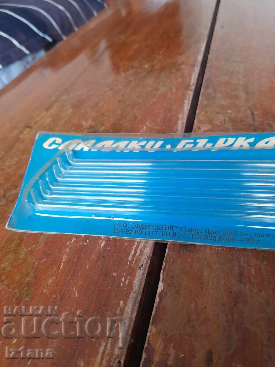 Auction Old straws, stirrers Auction Old straws, stirrers