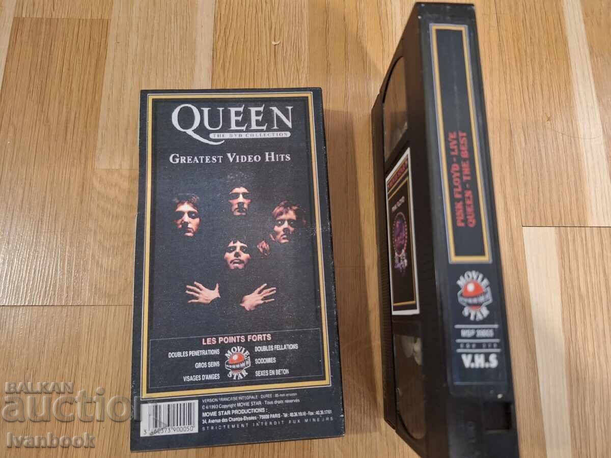 Auction  VHS Video Cassette - Pink Floyd, Queen