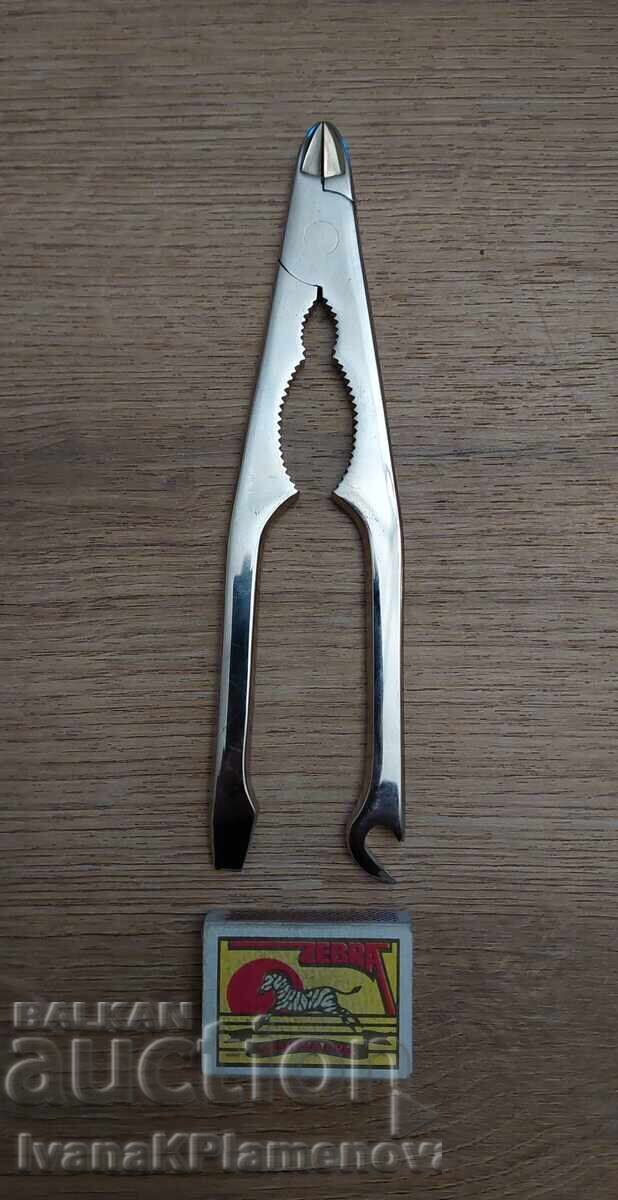 Clește de șampanie vintage SOLINGEN pentru cunoscători - 7