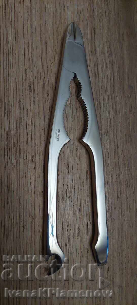 Щипка за шампанско винтидж SOLINGEN  за ценители