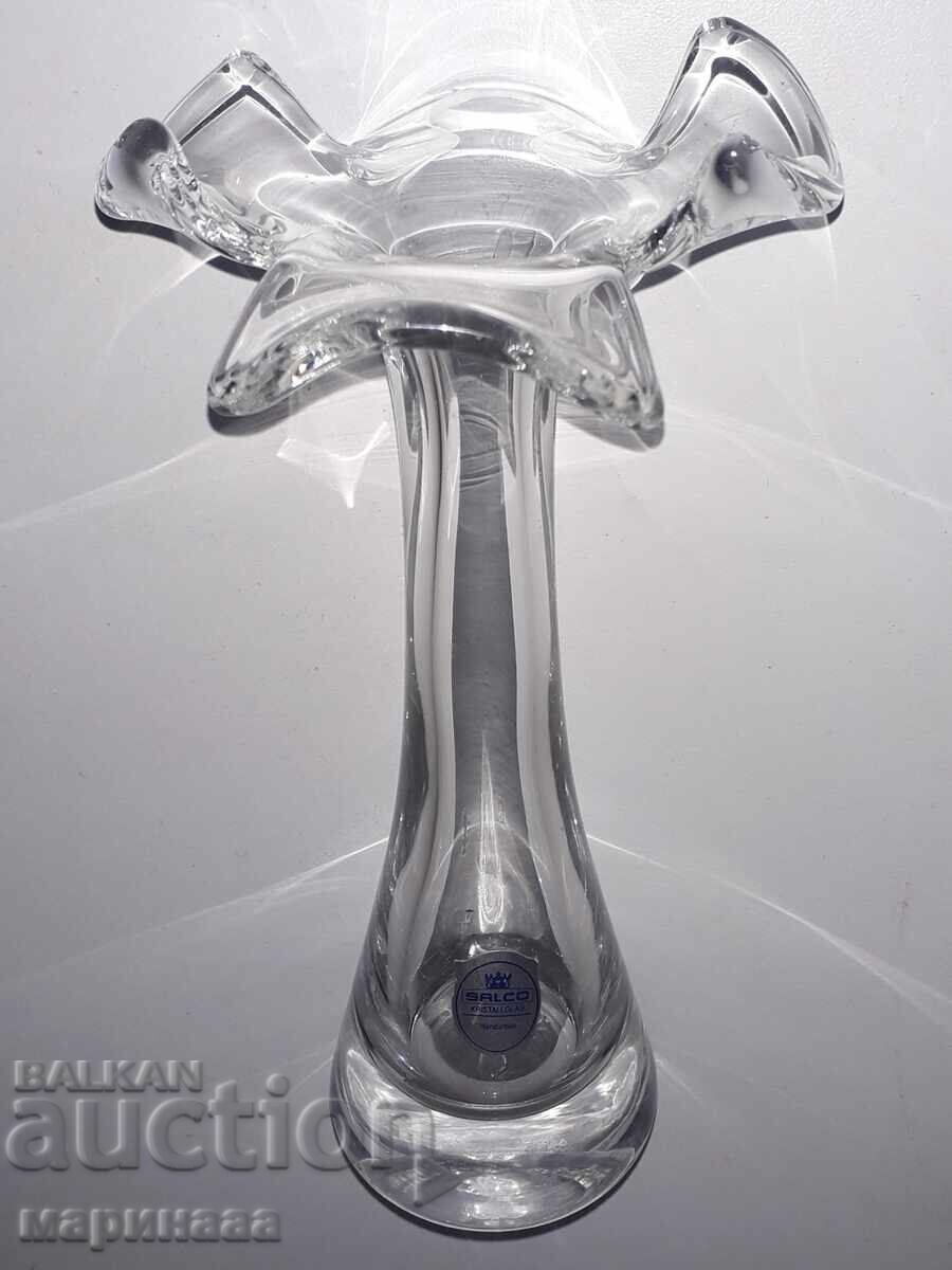 ΒΑΖΟ. ΚΡΥΣΤΑΛΛΙΝΟ ΓΥΑΛΙ. ΓΕΡΜΑΝΙΑ με τιμή 9.00 BGN | € 4.60