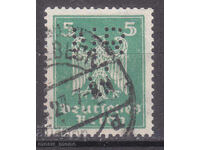 Germany 1924 perfins