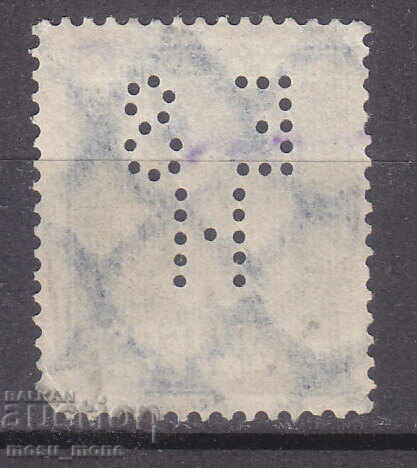 Germany 1924 perfins with price 2.00 BGN | € 1.02