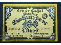 Germany, Germany 100 Mark Kassel, 1922, UNC