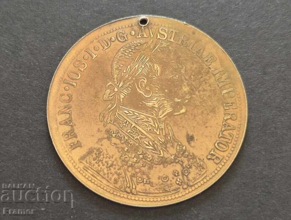 Delivery of Revival Brass Pendant for Jewelry 1905 Franz Joseph Delivery of Revival Brass Pendant for Jewelry 1905 Franz Joseph