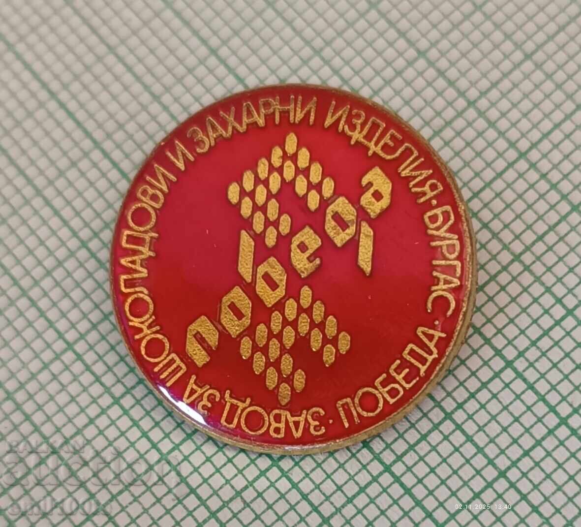 Auction Badge - Factory for Chocolate and Sugar Products Pobeda Burgas Auction Badge - Factory for Chocolate and Sugar Products Pobeda Burgas