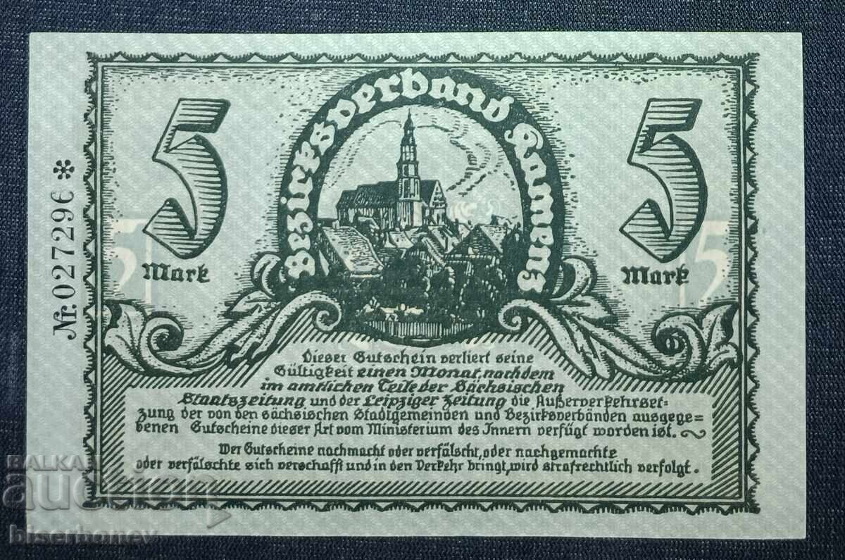 Germany, Germany, 5 Mark Kamenz, 1918, UNC with price 14.00 BGN | € 7.16 Germany, Germany, 5 Mark Kamenz, 1918, UNC with price 14.00 BGN | € 7.16