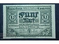 Germany, Germany, 5 Mark Kamenz, 1918, UNC