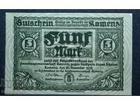 Germany, Germany, 5 Mark Kamenz, 1918, UNC