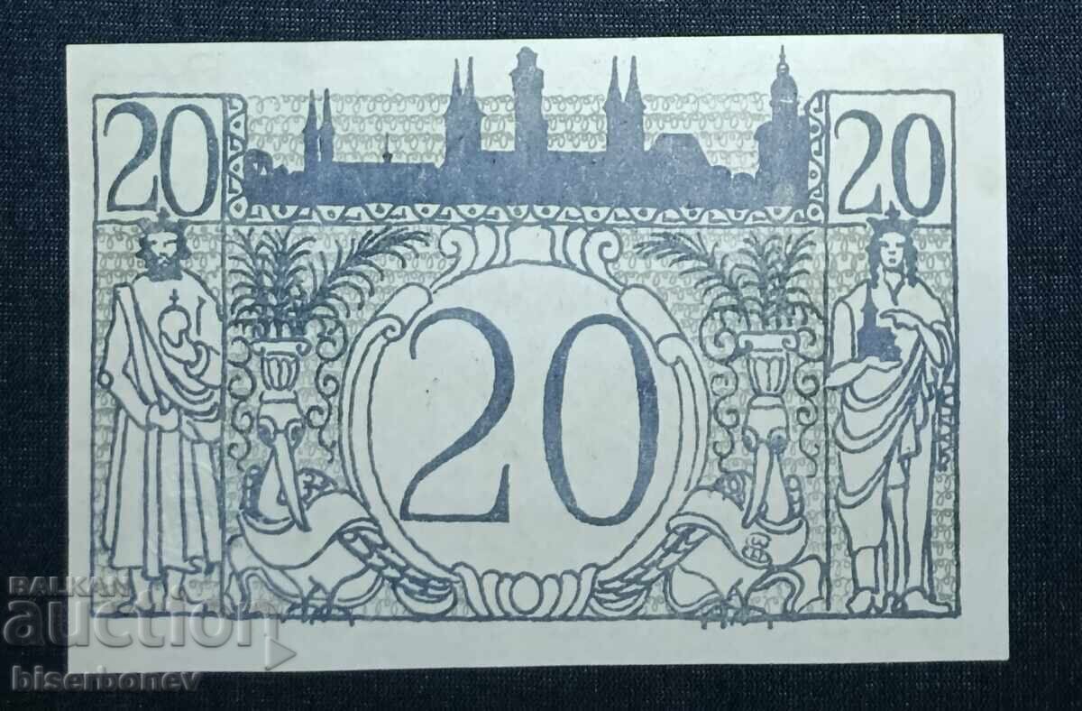 Germania, Germania 20 mărci Bamberg, 1918, UNC cu preț € 8.18 | 16.00 BGN