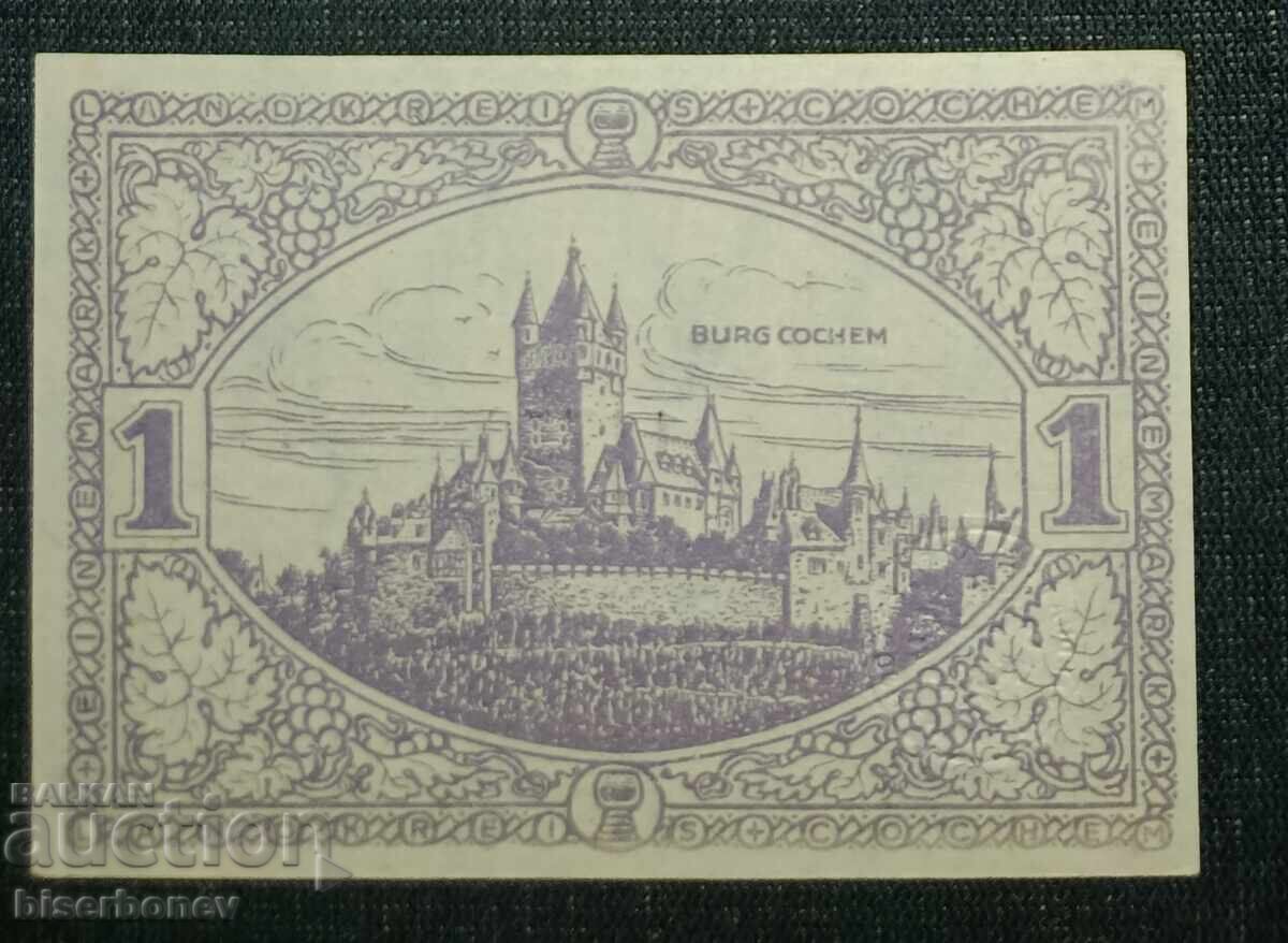 Γερμανία, Γερμανία, 1 μάρκο Κόχεμ, 1918, UNC με τιμή 9.00 BGN | € 4.60 Γερμανία, Γερμανία, 1 μάρκο Κόχεμ, 1918, UNC με τιμή 9.00 BGN | € 4.60