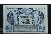 Germany, Germany, 5 Marks Munich/Bavaria, 1918, UNC