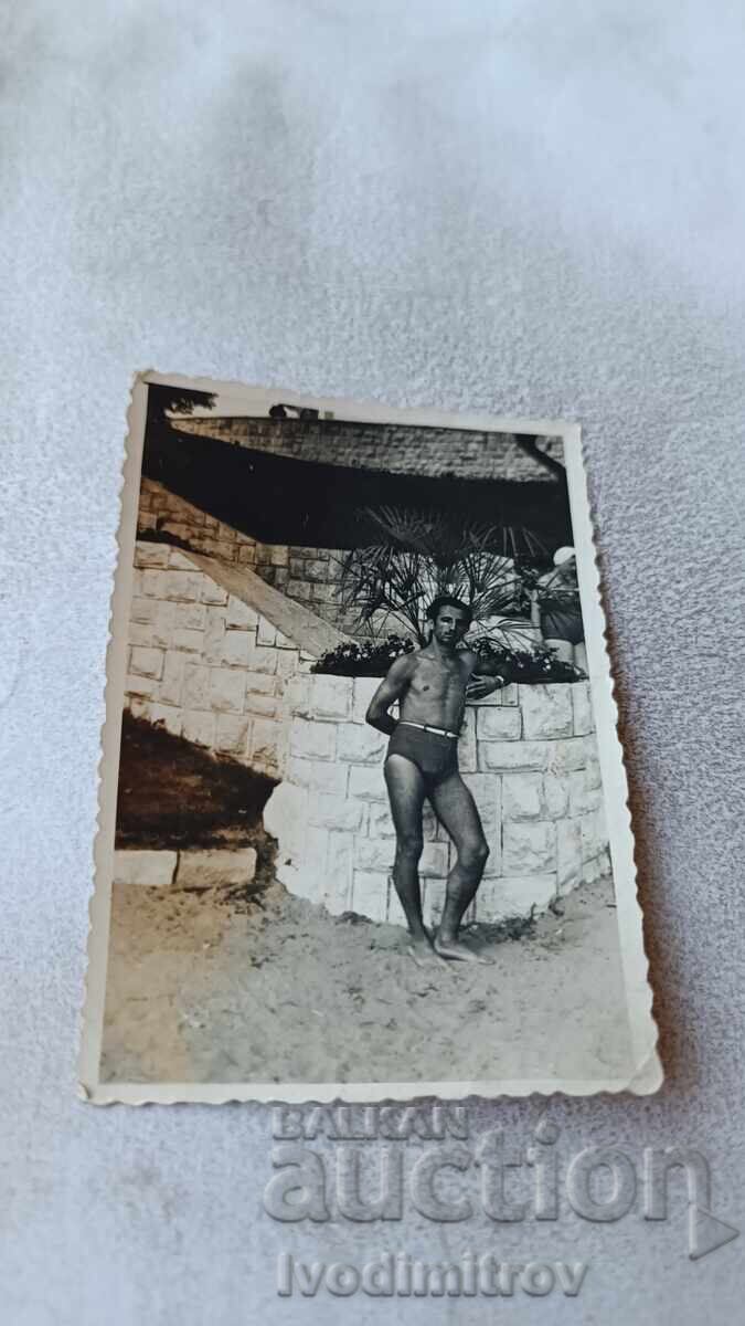 Φωτογραφία Άνθρωπος στην παραλία