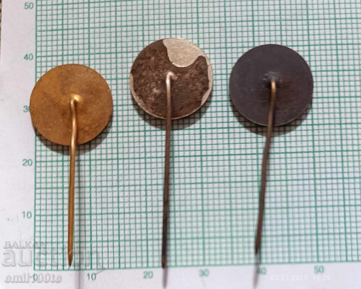 Значки 3 бр.- Монета на Иван Асен втори - 7 Значки 3 бр.- Монета на Иван Асен втори - 7