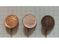 Σήματα 3 τμχ. - Νόμισμα του Ιβάν Ασέν Β'