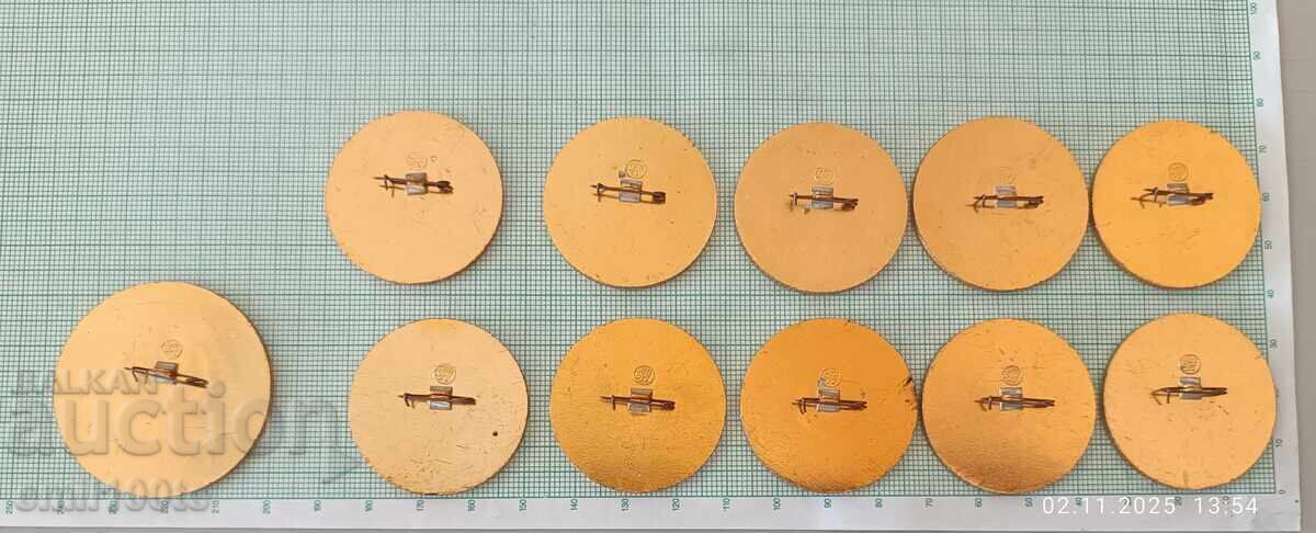 Badges, 11 pieces, Soviet Circus - 7