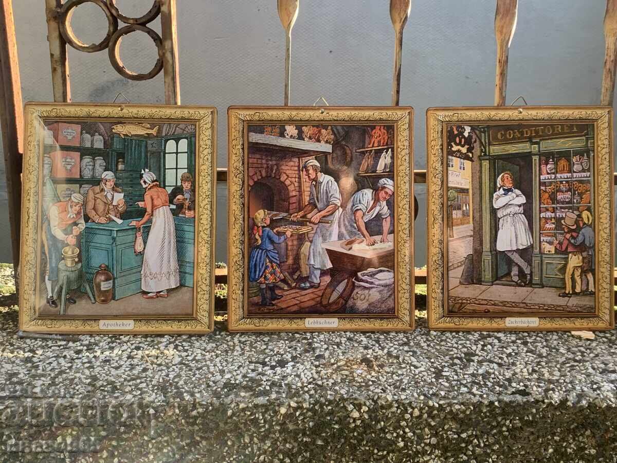 Παρτίδα μεταλλικών πινακίδων, ζωγραφικής με τιμή 40.00 BGN | € 20.45