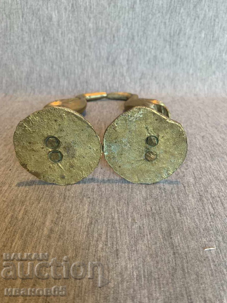 Old brass bird figurines: stork, crane - 7 Old brass bird figurines: stork, crane - 7