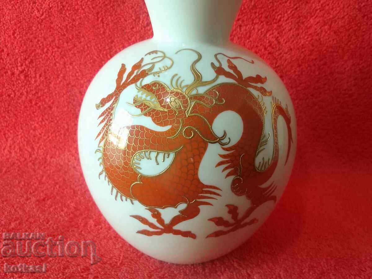 Dragon Porcelain Vase Germany SCHAUBACH KUNST Handmade with price 155.50 BGN | € 79.51