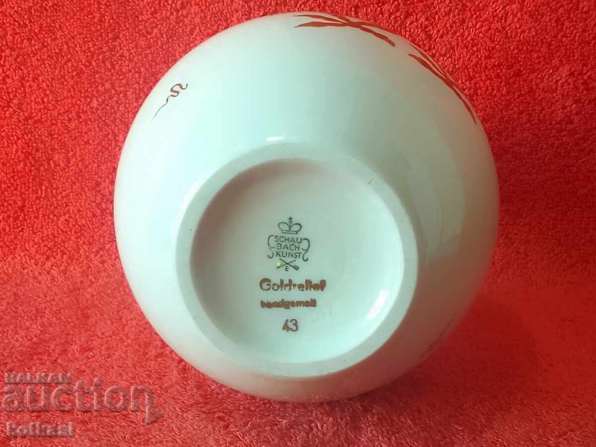 Dragon Porcelain Vase Germany SCHAUBACH KUNST Handmade - 7