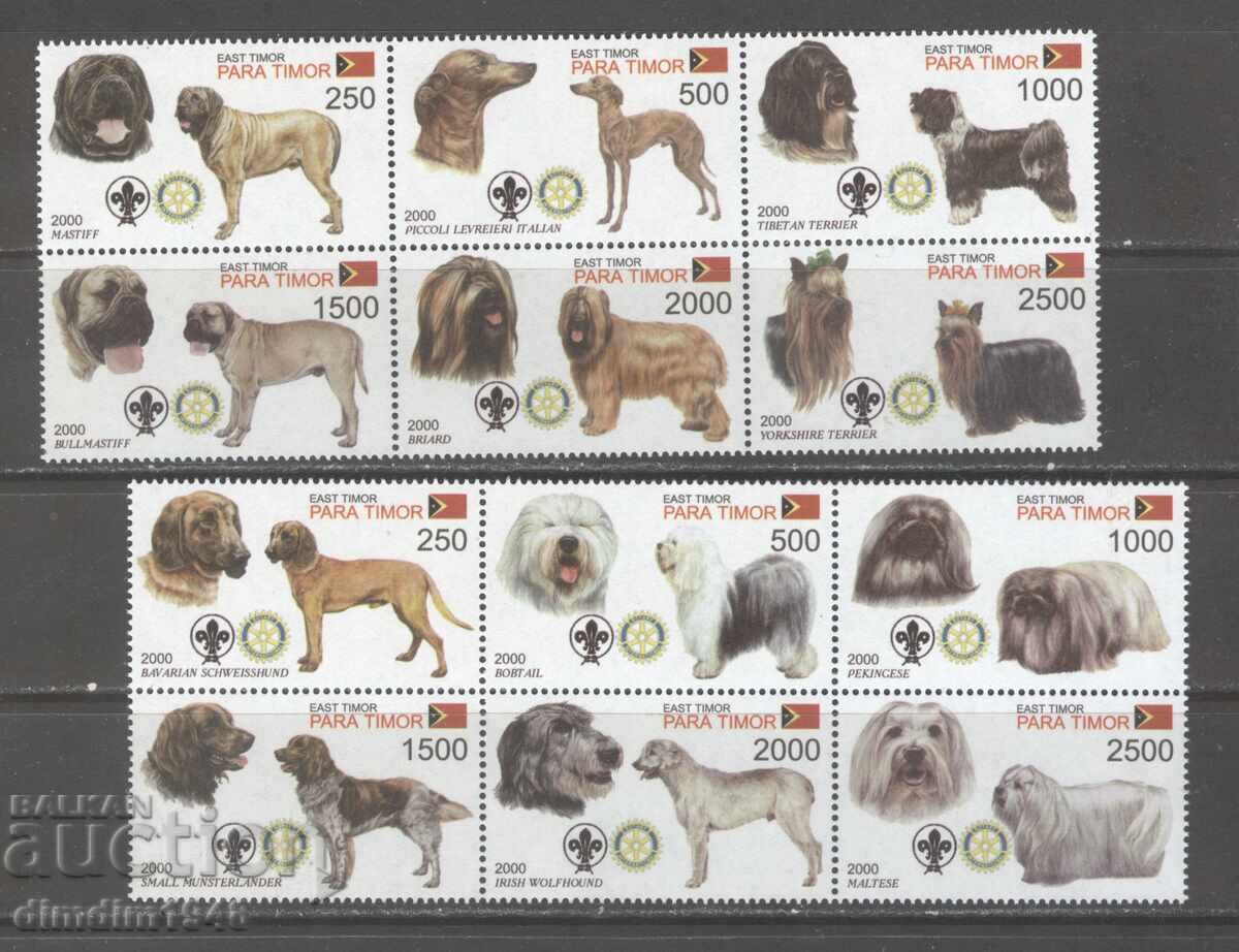 Timor First Series - 2000. Dog Breed, Complete Series with price 24.50 BGN | € 12.53
