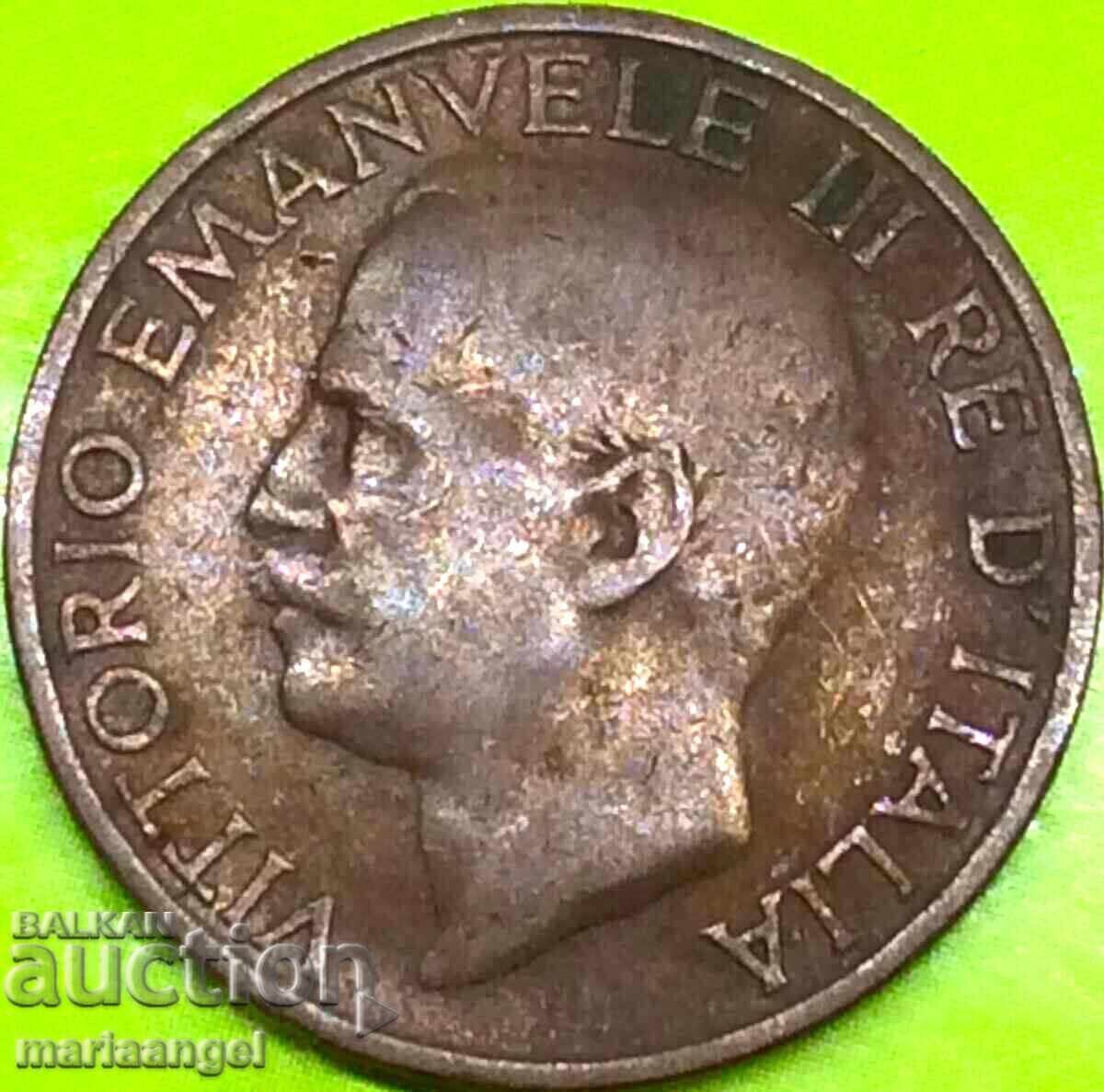 10 Centesimi 1936 Italy Rome Bee - Rare Year - 6