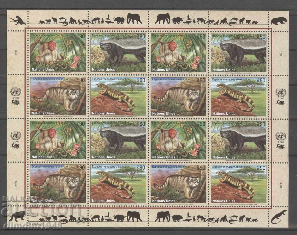 Ελβετία 2002 - "Πανίδα" μικρό φύλλο, χωρίς σφραγίδα Ελβετία 2002 - "Πανίδα" μικρό φύλλο, χωρίς σφραγίδα