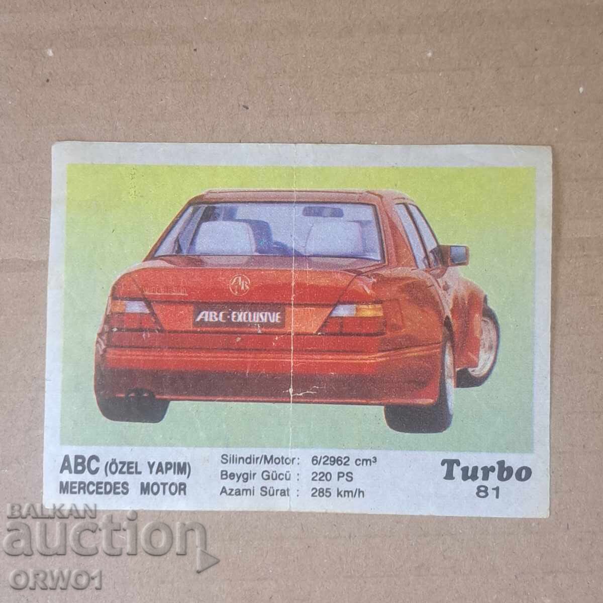 Picture of Turbo chewing gum No. 81 Turbo chewing gum