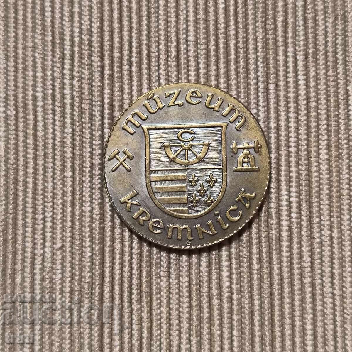 Medalie / placă Muzeul Monetar Kremnica Medalie / placă Muzeul Monetar Kremnica