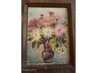 Νεκρή φύση, λάδι σε φάιμπερμπορντ, υπογεγραμμένη